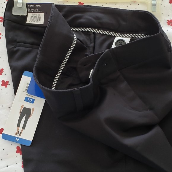 NEW BLACK CAPRIS SIZE 10 - Picture 4 of 4